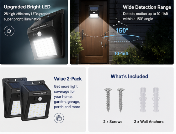 Solar Sensor Lights