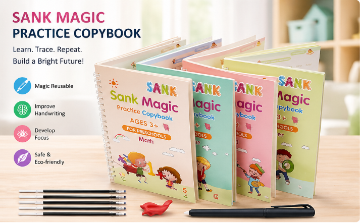 Sank Magic Practice Copybook