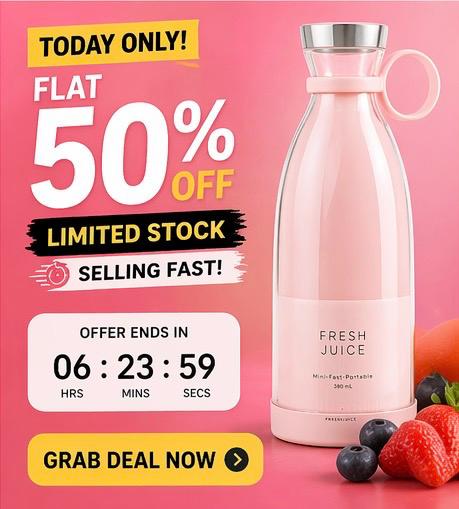 Travel Portable Mini Juice Blender
